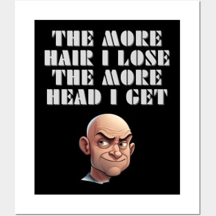 Hairloss humour gift Posters and Art